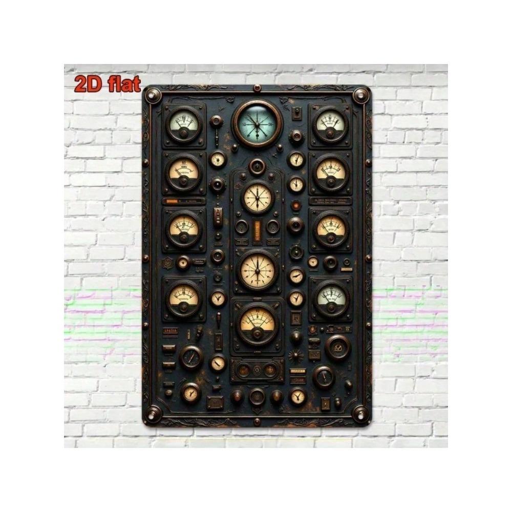 Steampunk Metal Wall Art Vintage Bar Sign Decor