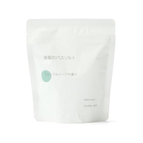 MUJI Соль для ванн с морской солью Цветочный травяной аромат 360 г/ложка в комплекте 84935077