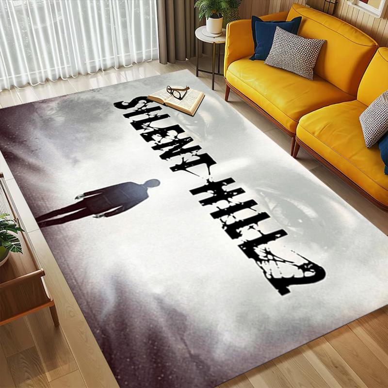 Silent Hill Wohnzimmer rutschfester Teppich Weicher Teppich für Schlafzimmer Spielzimmer Sofa Büro Heimdekoration Fußmatte Weihnachtsgeschenk C9301376