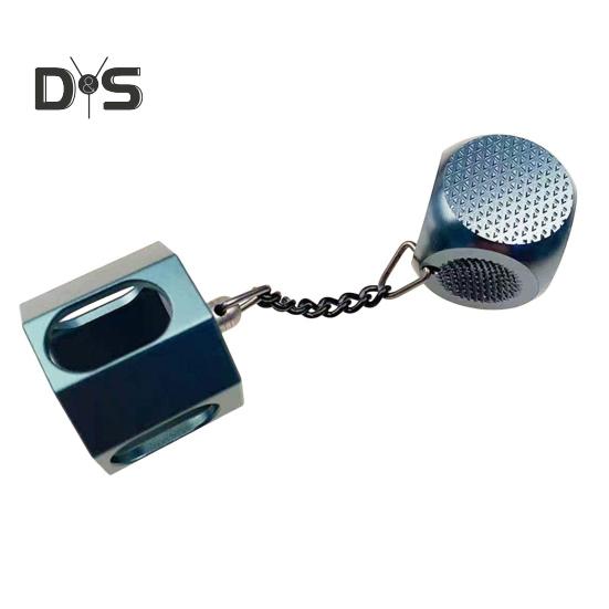 

Держатель для мела для бильярдного кия, алюминиевый, 2 в 1, наконечник для бильярдного кия, инструмент для прокалывания, чехол для мела для снукера, аксессуары темно-зеленого