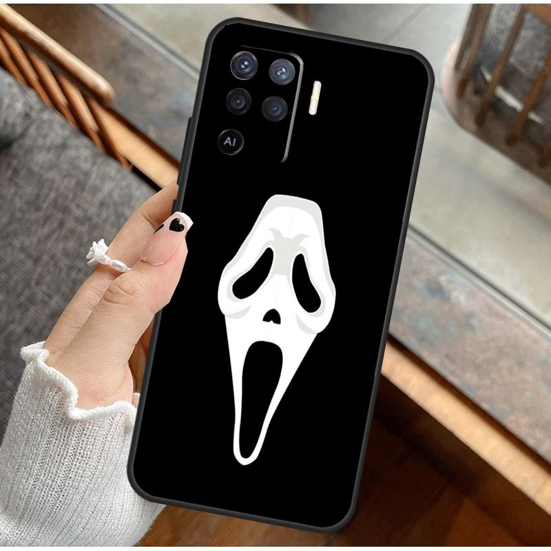 Horror Faces Phone Case For Oppo A74 A94 A54 A15 A18 A38 A58 A78 A98 A40 A60 A80 A16 A76 A96 A57S A17 A77