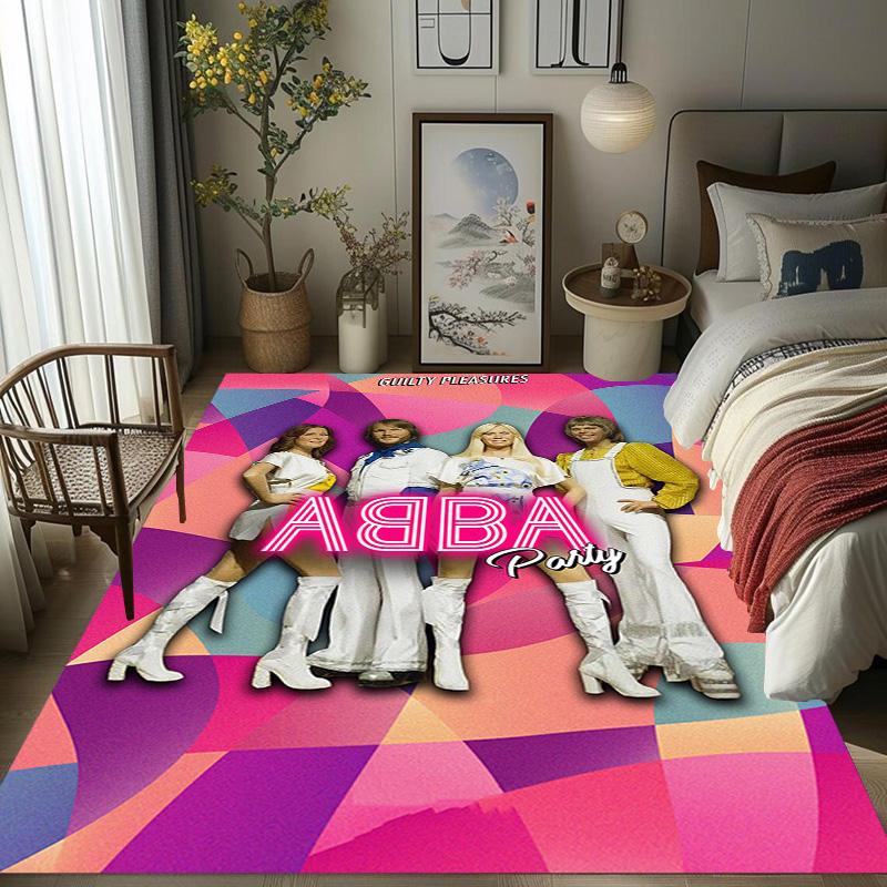 ABBA Ikonisches Musik-Erbe Teppichbodenmatten Wohnzimmer- und Schlafzimmer-Matten Badezimmer-Matte Kunst Mode