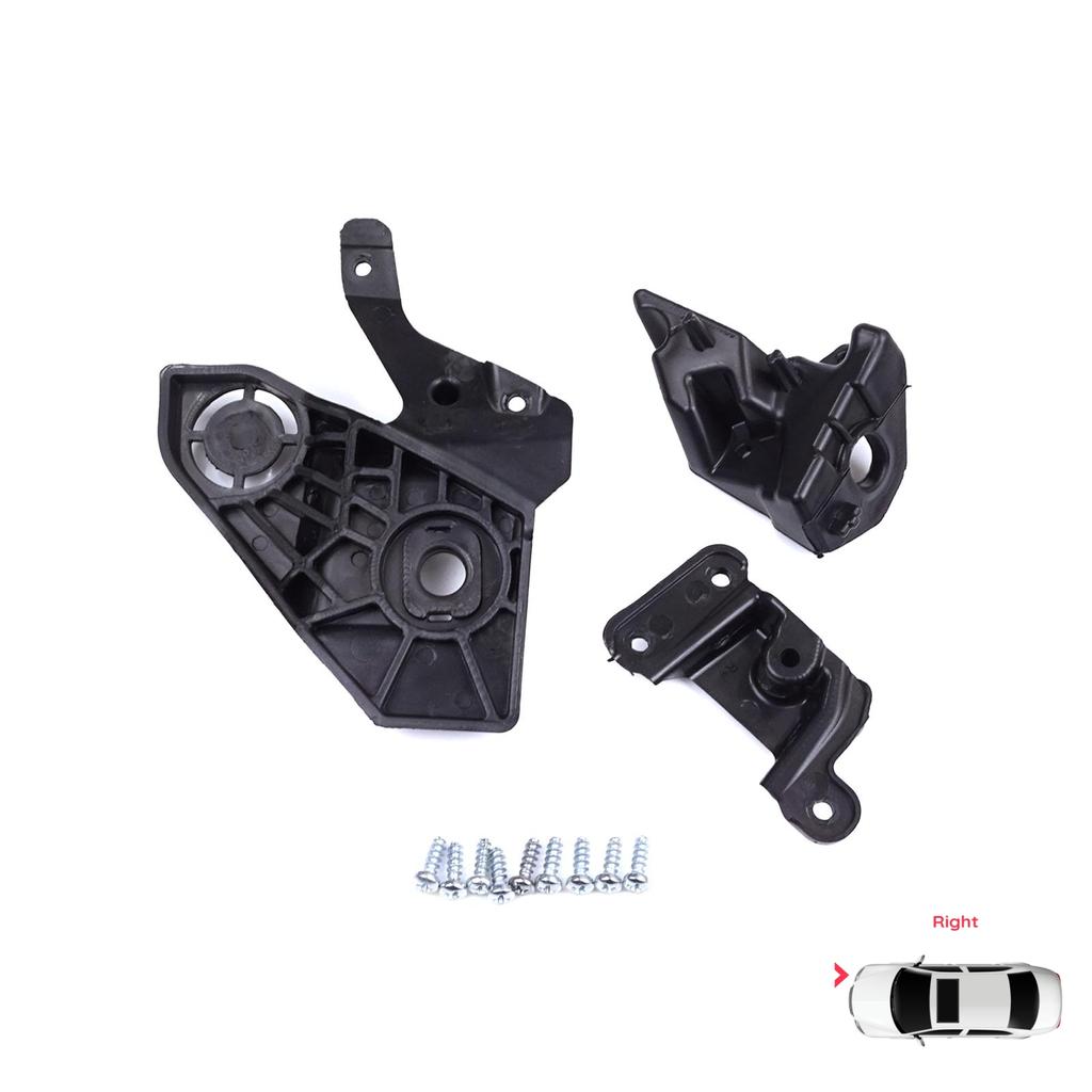 EHL581-2 Headlight Holder Mount Repair Bracket Tab Set Right Side for Peugeot 208 E-208 MK2 P21 2008 E-2008 MK2 P24 2019-On