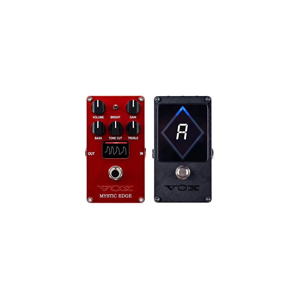 VOX VALVENERGY Tube Amplifier Pedal Effector MYSTIC EDGE (VE-ME) + Strobe Pedal Tuner VXT-1 Set