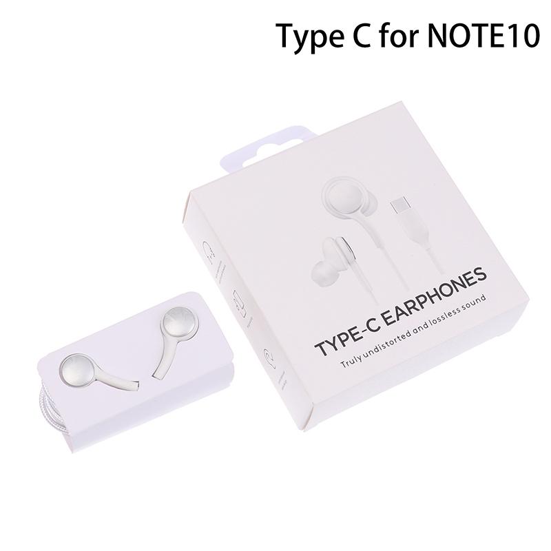 3.5Mm/Type C Wired Earphone With Microphone Universal For S10 Note10 Earbuds Headphones A54 A34 A53 A53 Accessories