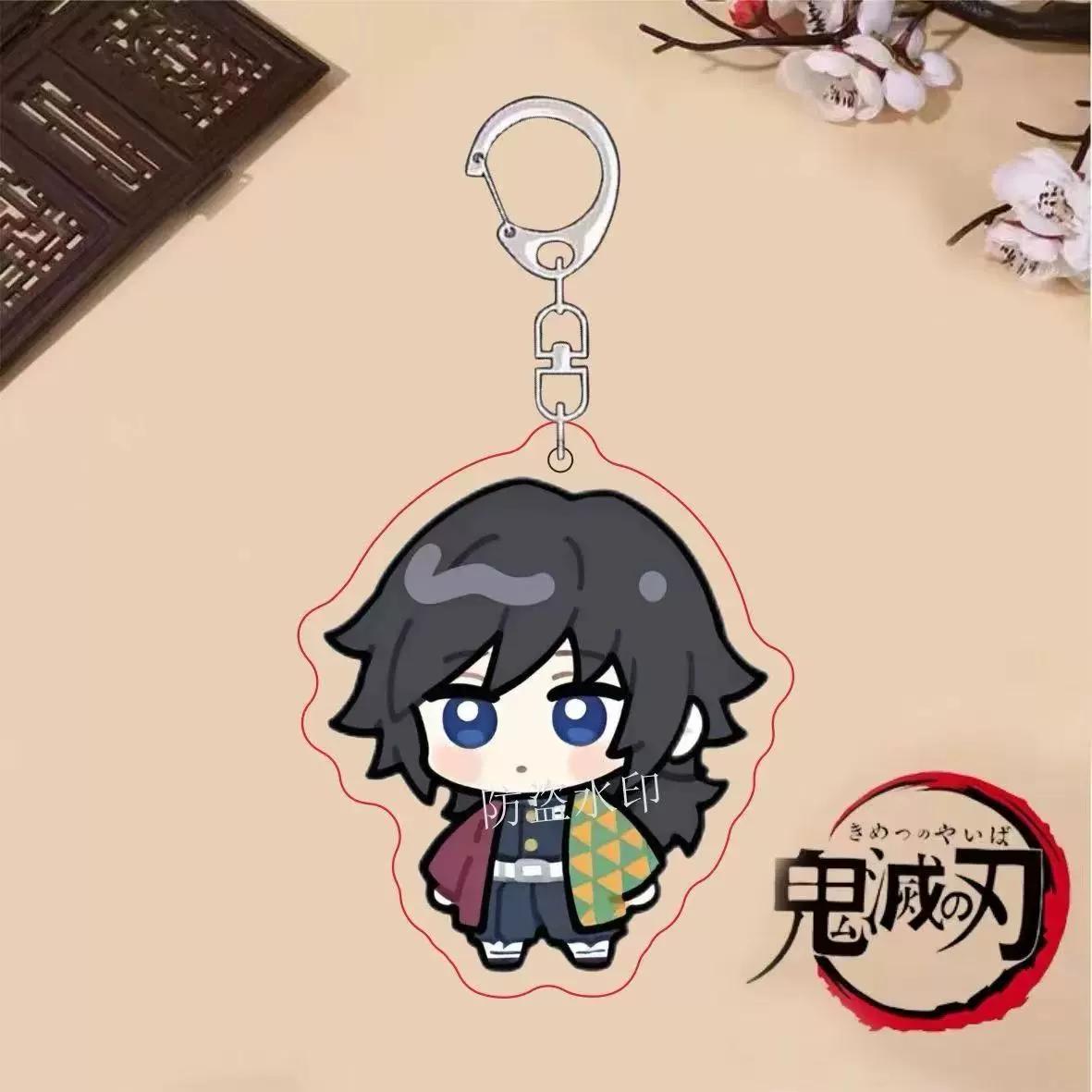 

Брелок-подвеска Аниме Клинок, рассекающий демонов Kimetsu No Yaiba Камадо Тандзиро Двусторонний HD Подвеска для сумки Подарок для фанатов Реквизит для косплея Ювелирный подарок S