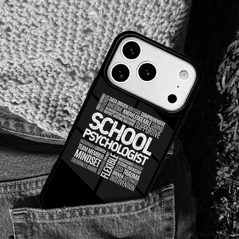 Vintage Awesome Psychologist Profession Psychology Phone Case Cover for IPhone 11 12 13 14 15 16e 17 Pro Max for IPhone 17 Air
