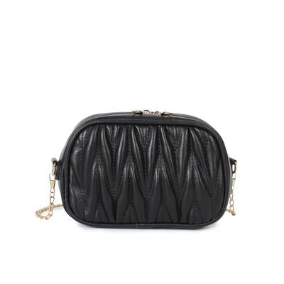 Embroidered Thread Small Bag Women's Summer New Fashion Shell Bag Casual Simple Women's Diamond Chain Oblique Span Bag