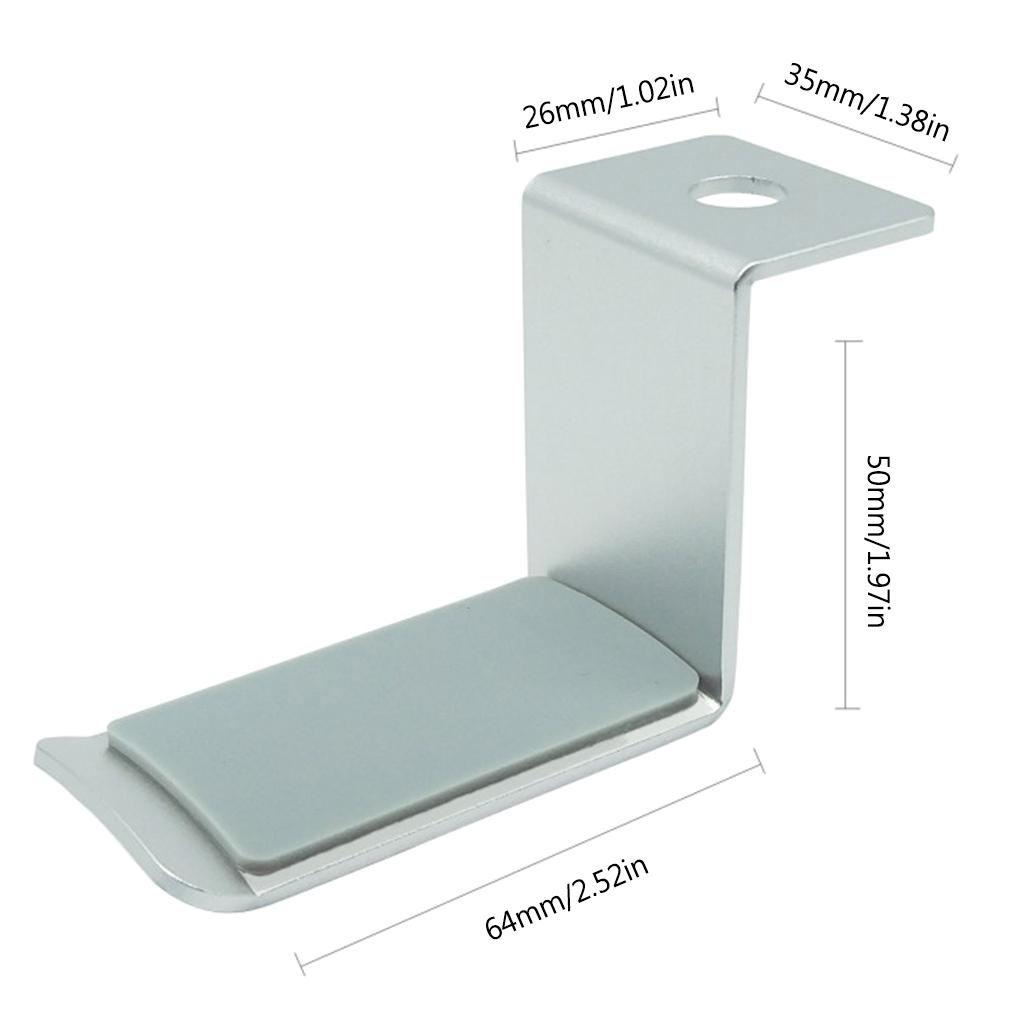 Durable Headset Mount Self-Adhesive Solid Supporting Bars Safe & Stable Hanger for Most Headphone Sizes Sturdy Material
