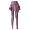 Damen High-Waist Culottes mit Rock & Yoga Leggings (Übergröße)