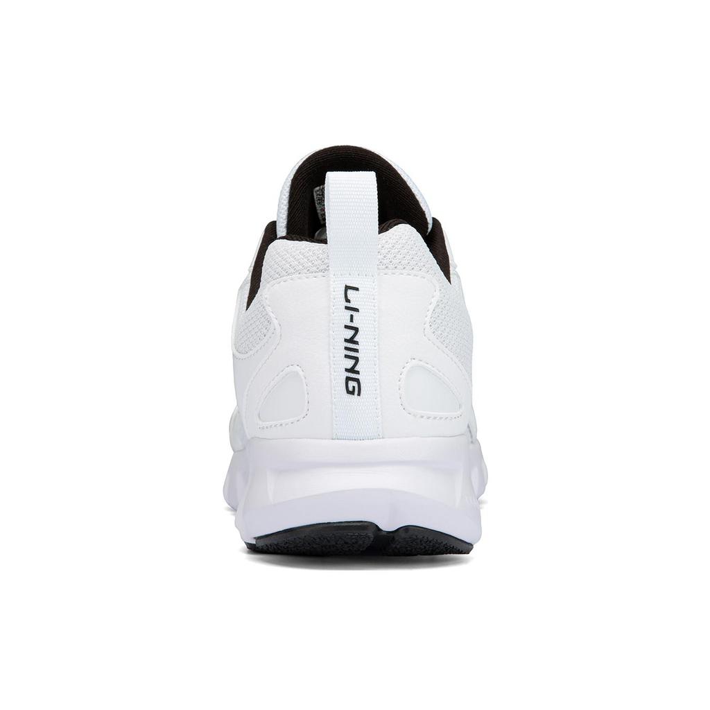 New LiNing Abrasion Resistant Breathable Low Top Casual Running Shoes Men's White Black ARSR059-5