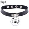 New Fashion Women Girls Harness Necklaces Bells Pendant Goth Choker Necklace Neck Collar Chocker Jewelry Gift