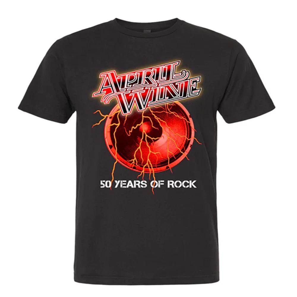 

April Wine band 50 years of rock T-shirt Unisex tee All sizes S-45Xl 2F164 S