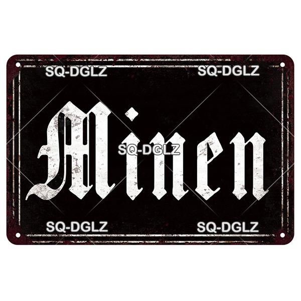 [SQ-DGLZ] Beware Caution Poster Metal Sign Vintage Plaque Tin Sign Plate Wall Room Decor For Bar Club Man Cave Art Painting