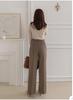 Slaapschaap Broek met Geborstelde Voering voor Warmte en Rekbaar Perfect voor Dagelijkse Woon-Werkverkeer Dames Lange, Wijde Pijp Beweging, (JP, Alfabet, XL,