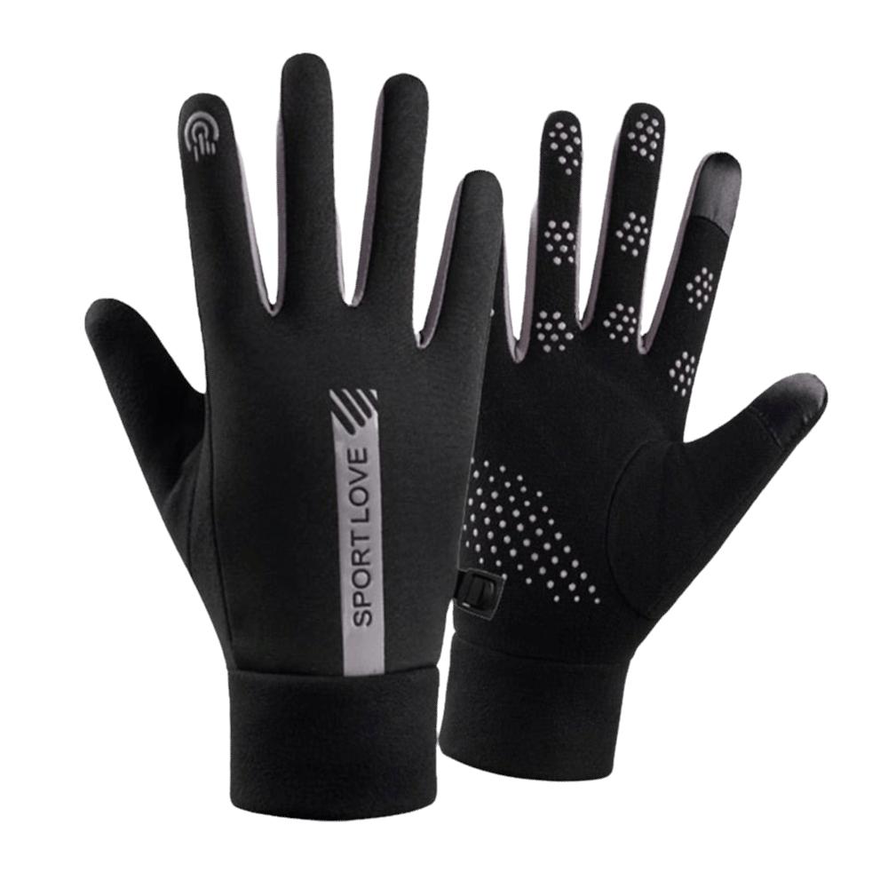 Plush Ski Gloves Thickened Touch Screen Gloves Unisex Cycling Mittens  Outdoor