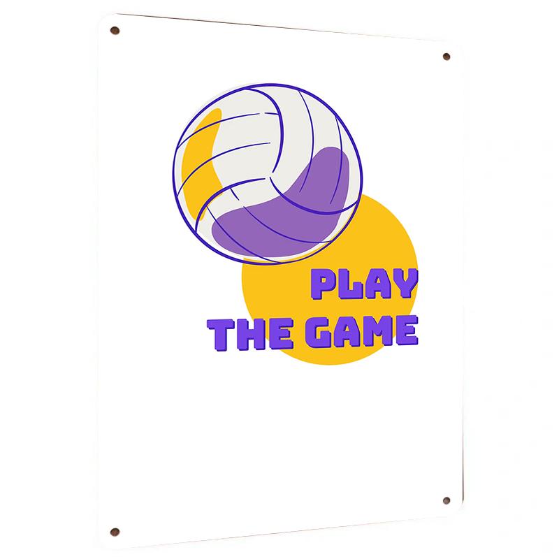 

Creative Volleyball Theme Metal Tin Sign Home Wall Decor Game Room Bedroom Hanging Art 20x30cm（7.8x11.8inch）