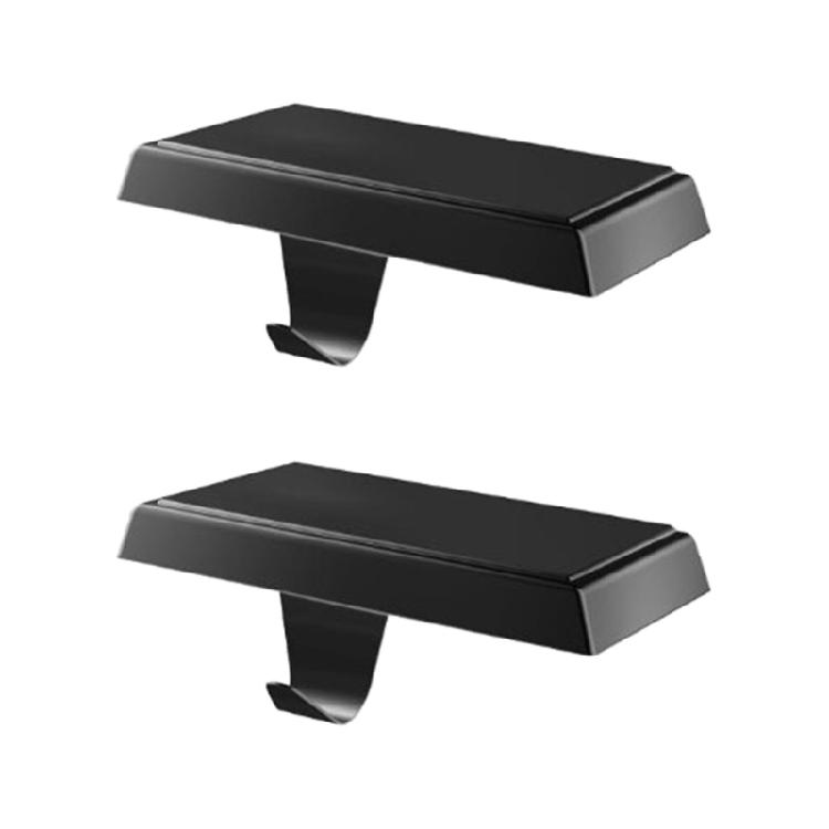 

Rectangular Stocking Hook Simple Stocking Holders for Mantle Fireplaces Tabletop чорний