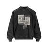 Mens Oversized Vintage Washed Cotton Blend Graphic Hoodie Streetwear Crewneck Sweatshirt Fall