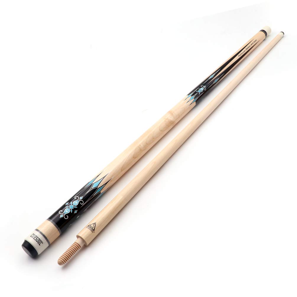 CUESOUL 3-Cushion Carom Billiard Cue, 56-inch, 18 Oz, Wood Joint System (CSCC-KL118)
