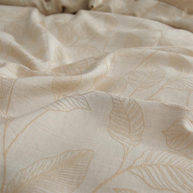 Class A 120 Maternal And Infant Grade Jacquard Pure Cotton 4Pcs Set Xinjiang Cotton Cotton Naked Sleeping Sheet Quilt Cover Mattress Model
