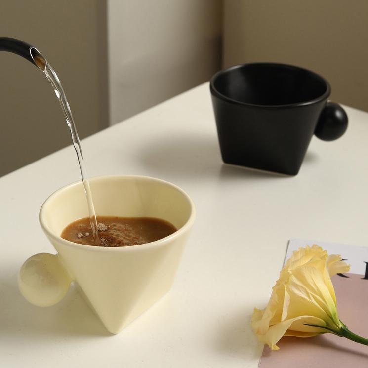 Kreatywny kubek ceramiczny filiżanka kawy filiżanka do mleka i herbaty kubek śniadaniowy naczynia do picia Mark kubek kubek wody artykuły gospodarstwa domowego prezenty