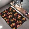 Christmas Reindeer Pattern Carpet suitable as a non-slip mat for the living room or bedroom sofa