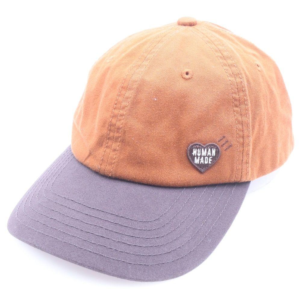 Used HUMAN MADE 6PANEL TWILL CAP HM30GD069 One Point Logo Cap Hat Brown