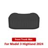 For Tesla Model 3 Highland 2025 2025 Front and Back Trunk Mat TPE Carpet Waterproof Weather-resistant Pads Up and Down Layer Mat