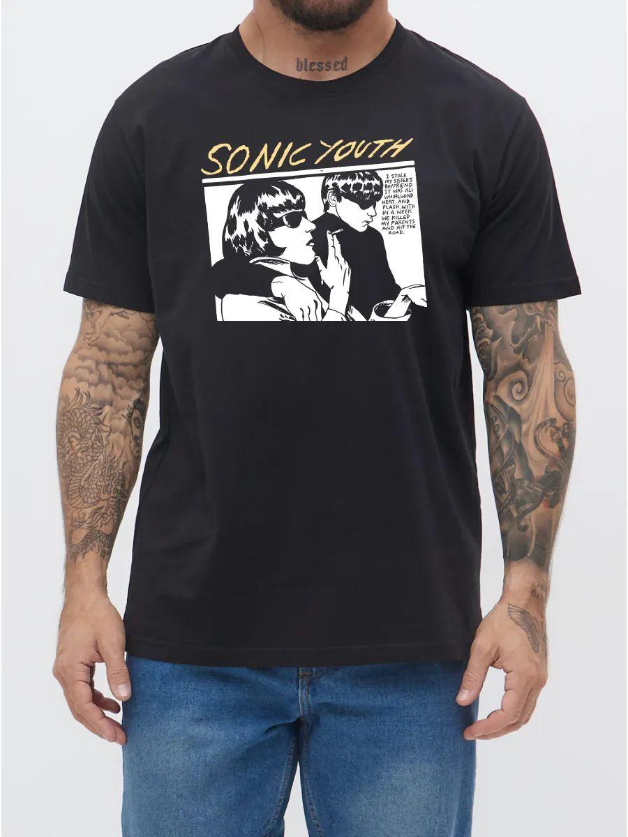 

Black Sonic Youth rock T-shirt 2XL