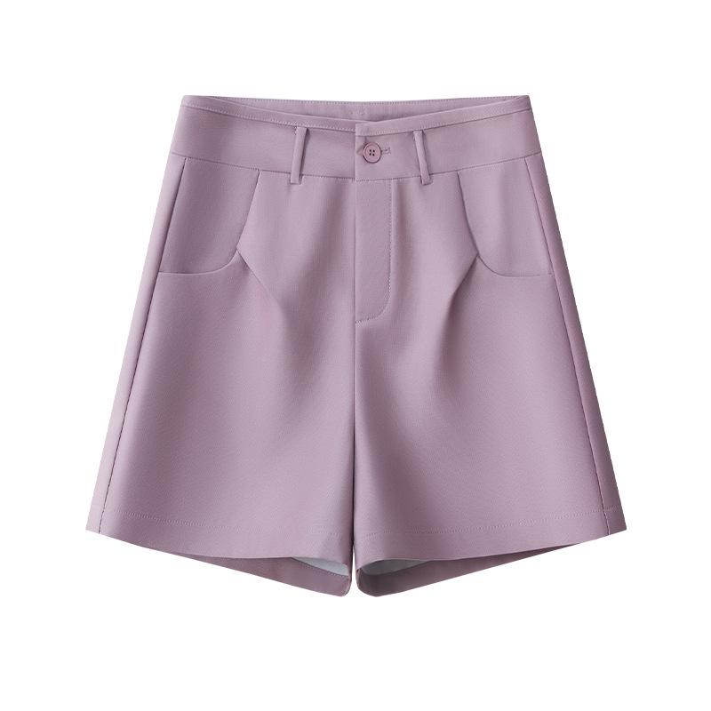 Women's A-line High Waist Wide Leg Summer Shorts