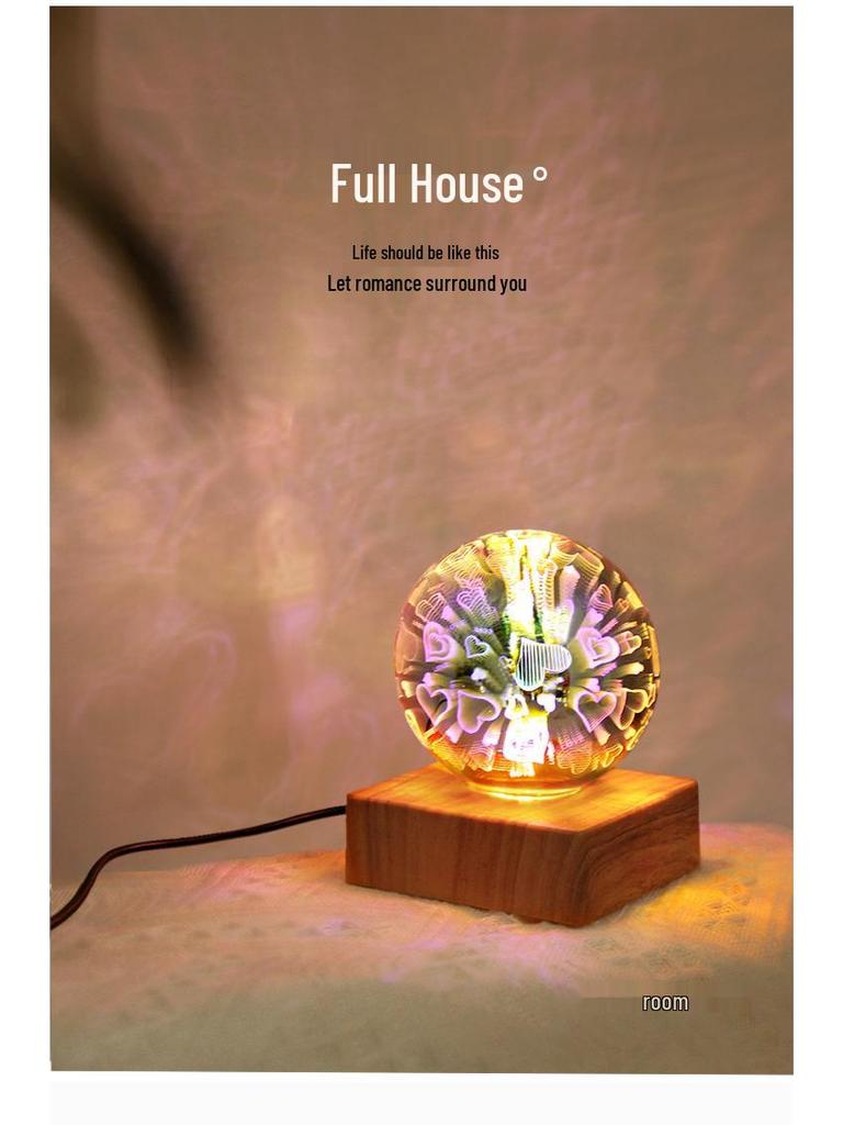 Romantic Starry Sky LED Night Light - Dreamy Bedside Lamp for Sleep Ambiance