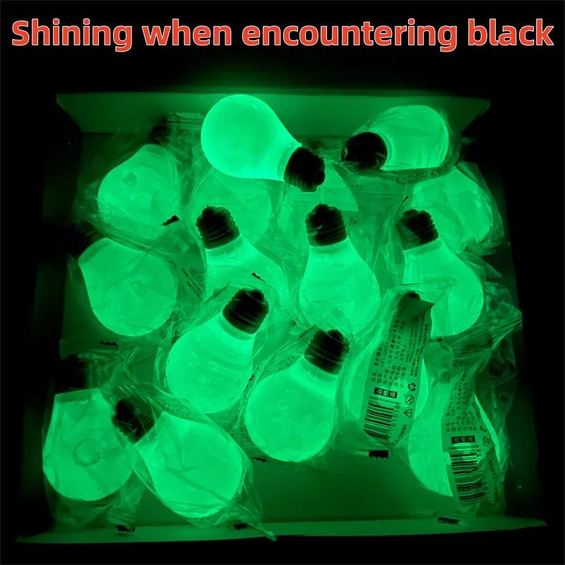 Squishy Light Bulb Maltose Luminous Squeeze Toy Slow Rebound Sensory Fidget Toy Asmr Sensory Stress Relief Toy