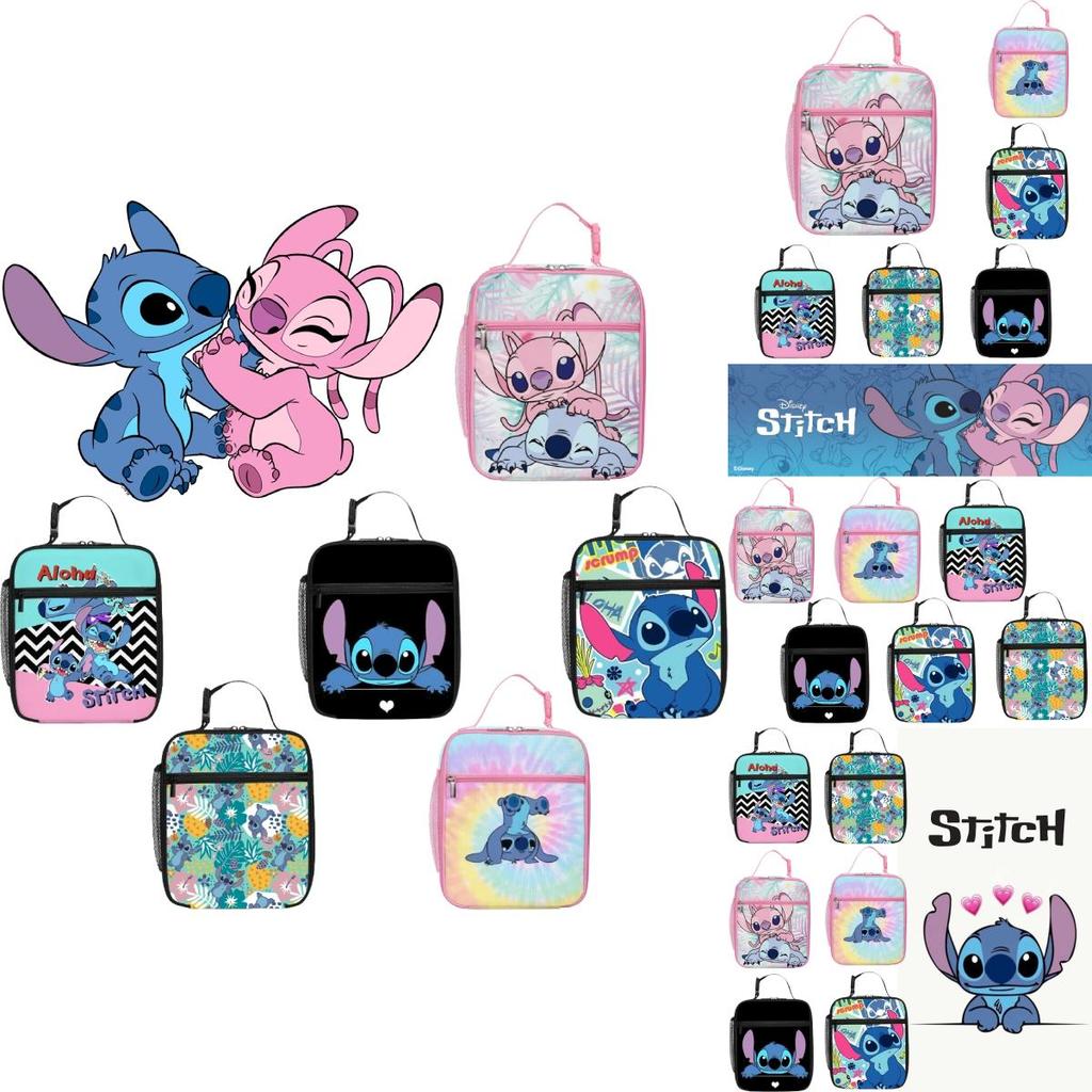 Runningtiger Stitch School Lunch Bag For Boys And Girls Breathable And Cute Design