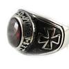 Designer Ring 'Thorgal' Red