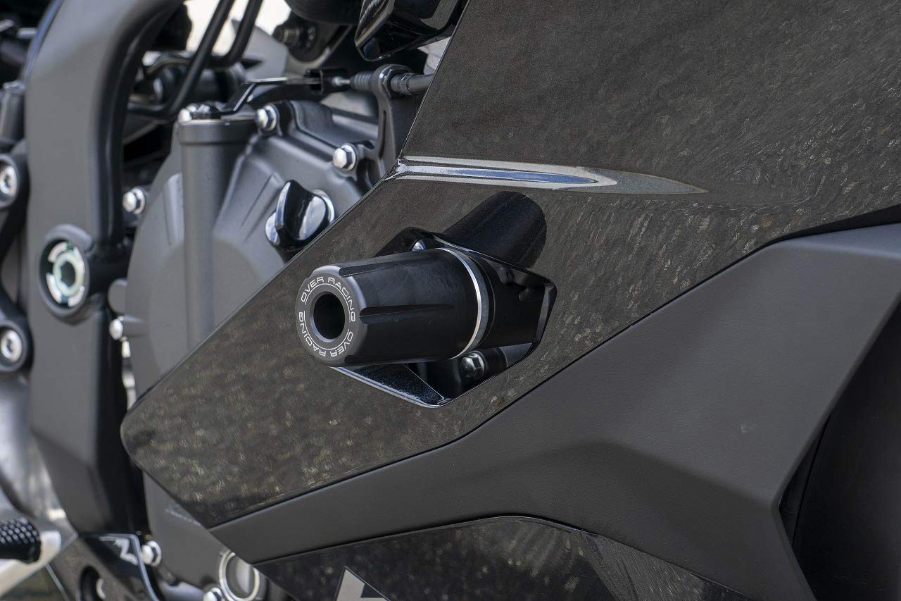 

Over Racing ZX-25R Гоночные слайдеры Левый и правый комплект, Не требуется обработка обтекателя, Серебристый 59-86-01 серебряный