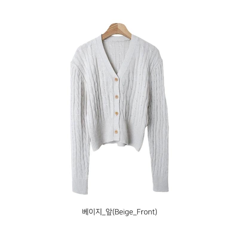 New ArriValS Open Run Women S Spring Cardigan fiSher Slim Fit V Neck Cable Knit