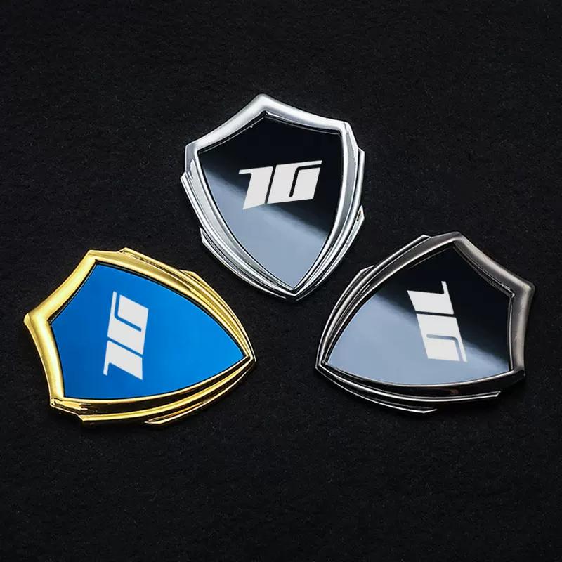 Titanium All-metal Sun-resistant and Non-fading Electric Motorcycle 3D Three-dimensional Car Sticker Modified Decorative Sticker Body Side Logo Badge