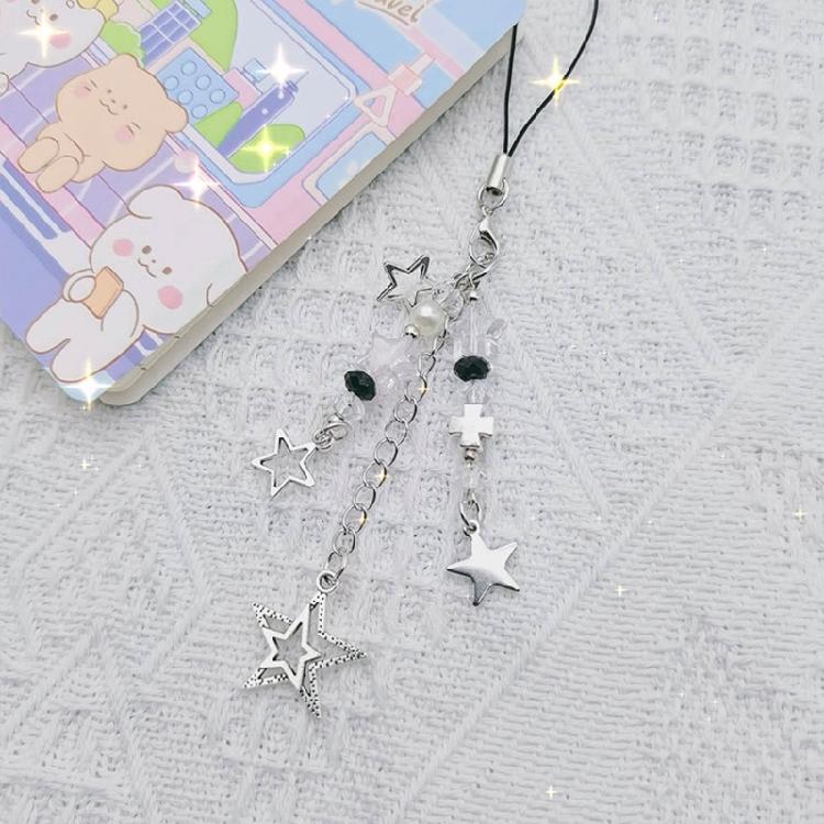 Lightweight Phone Charm Strap Star Cross Phone Chain Charm Strap Decoration