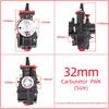Motorcycle modified Universal Case For Maikuni Black PWK Carburetor KR150 21MM 24MM 26MM 28MM 30MM 32MM 34MM with Power Jet