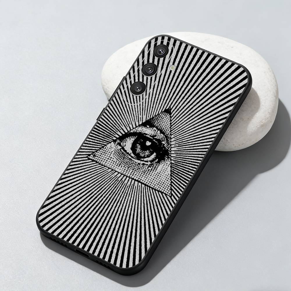 I-Illuminati  Phone Case For Samsung Galaxy A73,A72,A71,A70,A52,A51 Others Soft Black Cover