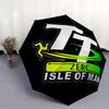 Tt Zerc Isle Of Man Automatic Opening And Closing Umbrella Cartoon Logo Design Portable And Foldable For All Seasons Traveldailysmall Luxuryoutdoor