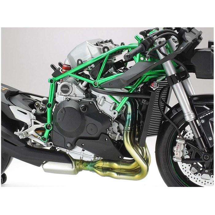 Tamiya 1/12 Motorcycle Series No.136 Kawasaki Ninja H2 CARBON Plastic Model 14136 Gray One Size