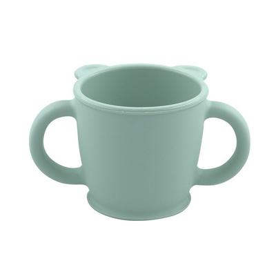 Urso de silicone orgânico de fábrica, copo para ambas as mãos, menta, 1 peça, itens populares para pais coreanos