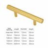 Solid Brass Material Cabinet Handles Long Handle Wardrobe Handles  Wardrobe Door