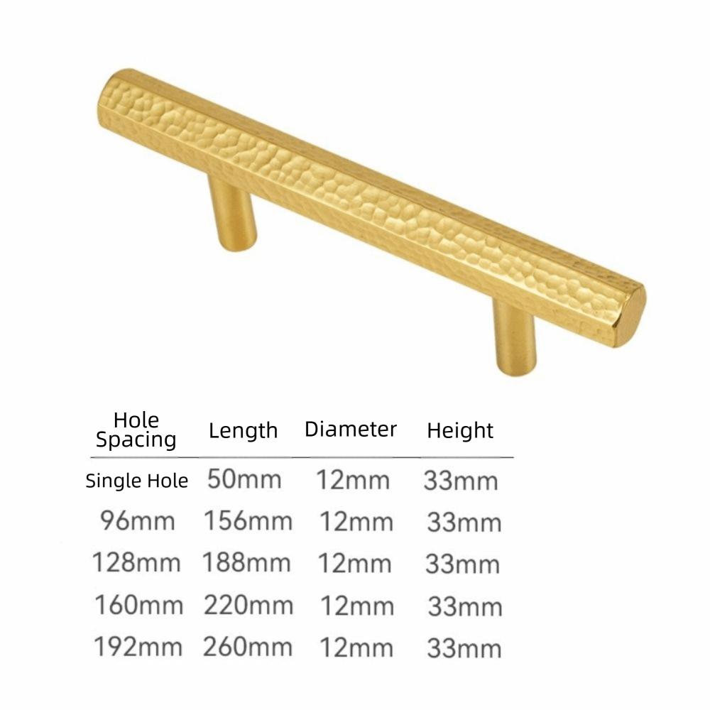 Solid Brass Material Cabinet Handles Long Handle Wardrobe Handles Wardrobe Door