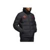Adidas Casual Print Hooded Warm Windproof Down Jacket Men Outerwear Black EI9714