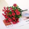 Yousheng 7 Stems Artificial Violets Flowers Faux Silk Violets Bouquet UV Resistant Outdoor Fake Bloom for Vase Home Garden Wedding Decor