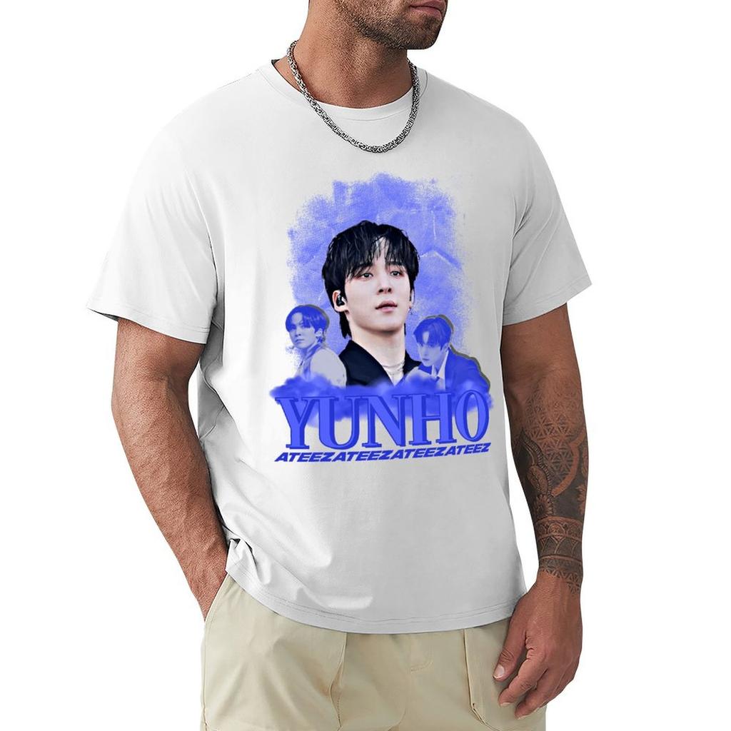 Icy Vintage Yunho TShirt Casual Streetwear Short Sleeve Tee