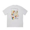 Li Ning Sports Casual Simple Round Neck Pullover Printed Comfortable Versatile Loose Short Sleeve T-Shirt Men Tops AHSVE31-1